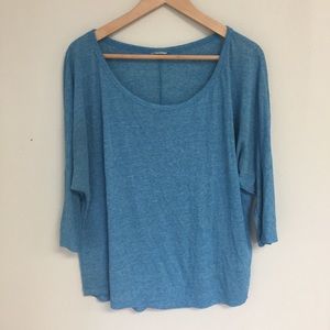 Linen blend dolman top